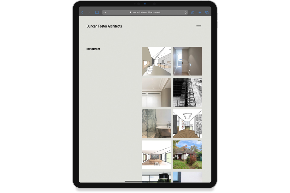 Duncan Foster Architects, RIBA, Website, Website Design, MIke Bone